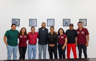 Reunión de la Secretaría de Deporte y Juventud con asociaciones de atletismo y taekwondo para definir planes en favor de los atletas poblanos.