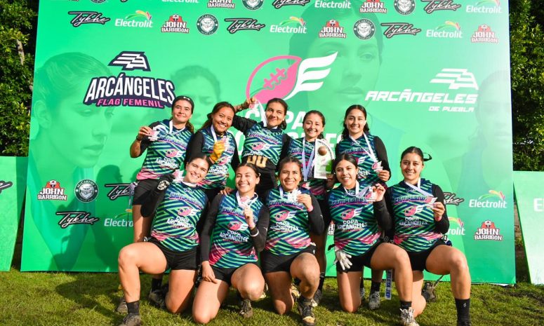 Celebró Arcángeles de Puebla su Copa de Flag Football Femenil