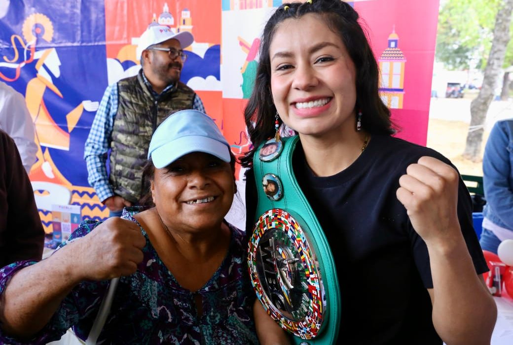 La secretaria Gabriela Sánchez Saavedra encabezó la jornada Tejiendo Paz en Amalucan, promoviendo la integración social a través del deporte.