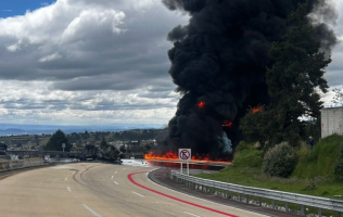 Explosión pipa México-Puebla chofer grave