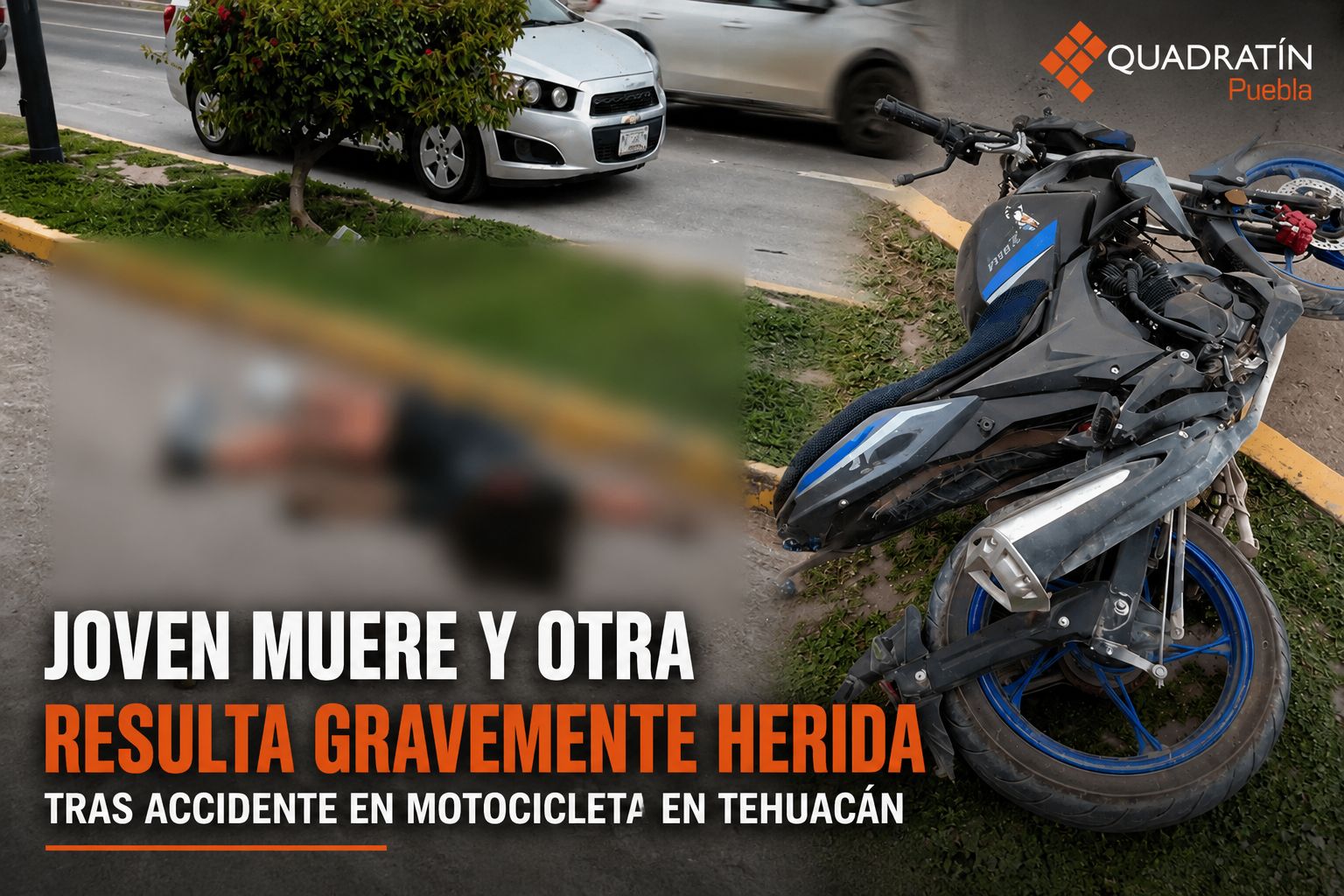 Accidente de moto en Tehuacán deja una muerta - Quadratín Puebla