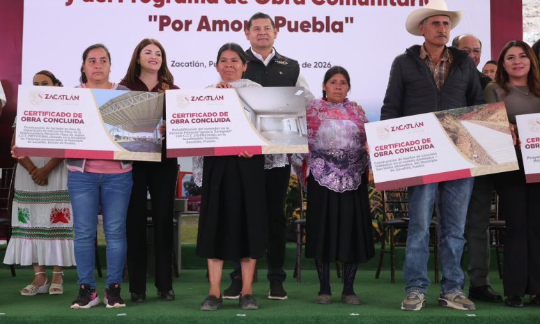 Entregan 40 MDP para el campo en Zacatlán