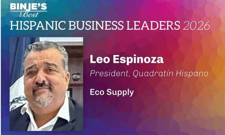 Reconoce BINJE a Leo Espinoza entre líderes hispanos de NJ