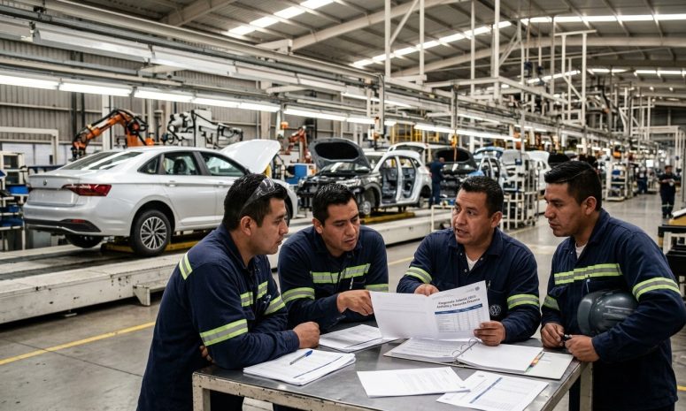 Propone Volkswagen opciones salariales a trabajadores para votación