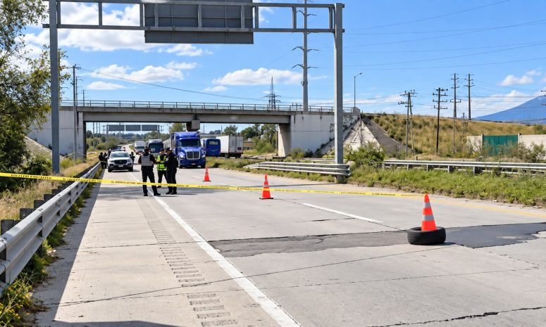 Hallan cadáver en el Arco Norte, en límites de Puebla y Tlaxcala