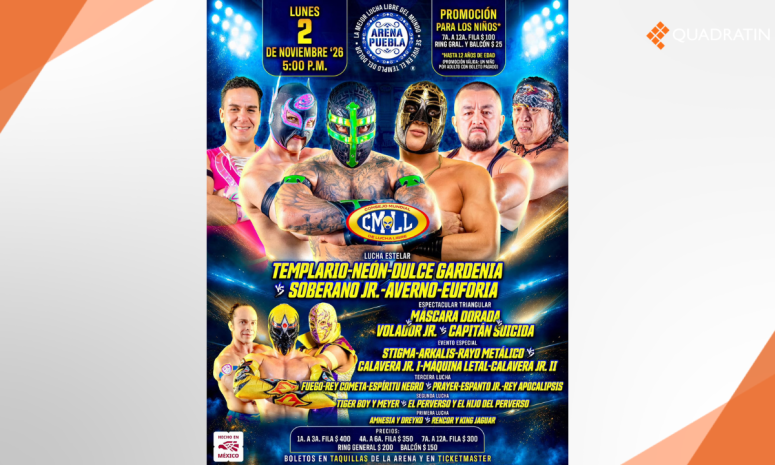 Habrá horario especial en la Arena Puebla este Día de Muertos