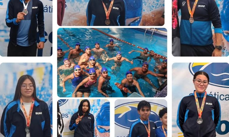Nadadores de la BUAP destacan con 14 medallas en la Copa Delfines 2026