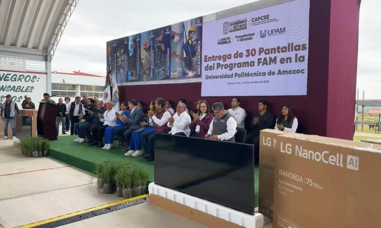 Invierten más de 670 mil pesos en la Politécnica de Amozoc
